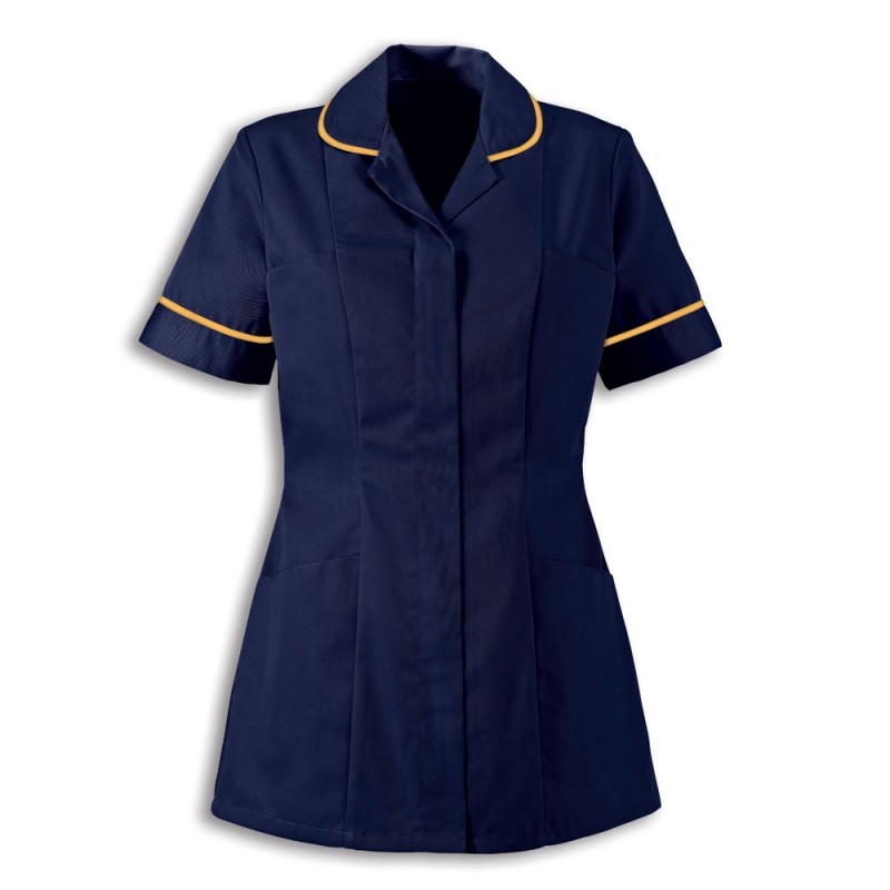 Women’s Healthcare Tunic - HP298.

Women's tunic to suit any healthcare profession.

Hip and chest pockets make the tunic practical, while the polyester/cotton fabric is hard-wearing.

A concealed zip ensures the tunic looks smart and professional and has an open-ended zip front for improved infection control.

Available in various colours.